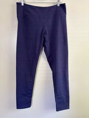 Tuff Athletics Purple Heathered Activewear Leggings XL